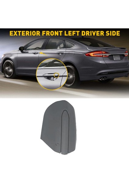 DS7Z-54218A15-DC Araba Ön Sol Kapı Kolu Kilit Çerçeve Kapağı Ford Edge 2015-2020 Gri (Yurt Dışından)