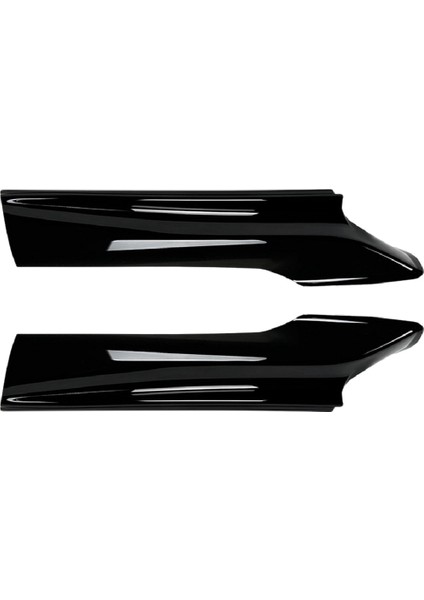 Araba Parlak Siyah Ön Ön Tampon Açı Difüzör Splitter Spoiler Koruyucu Bmw 5 Serisi Için F10 F11 M Spor 2011-2017 (Yurt Dışından)