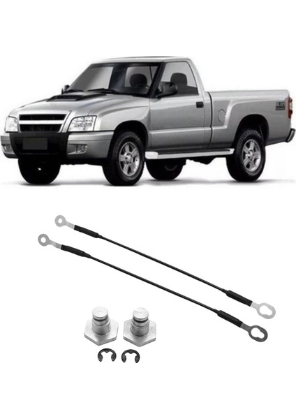 Chevy S10 Pickup 1994-2003 Için Araba Bagaj Kapağı Mandalı Serbest Bırakma Kablosu Bagaj Kapağı Çekme Kablosu (Yurt Dışından)