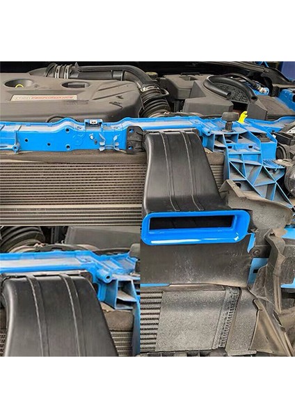 Ford Focus Için Hava Girişi Tuyere Emme Rs St Hatchback 4d Sedan 5d Mk3 Mk3.5 Araba Modifikasyonu 2012-2018 Kırmızı (Yurt Dışından)