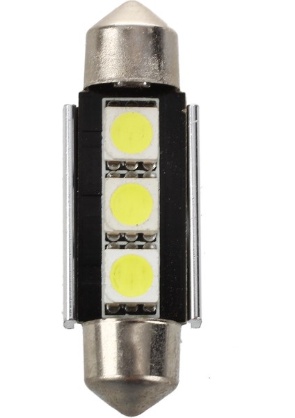 2x Smd LED Festoon 39 mm Canbus C5W 12V 3 Güç Smd Plaka ve Okuma Işığı - Bmw 3 Serisi 5 Serisi 7 Serisi Için E34 E36 E38 E39 E46 E60 E90, Beyaz (Yurt Dışından)