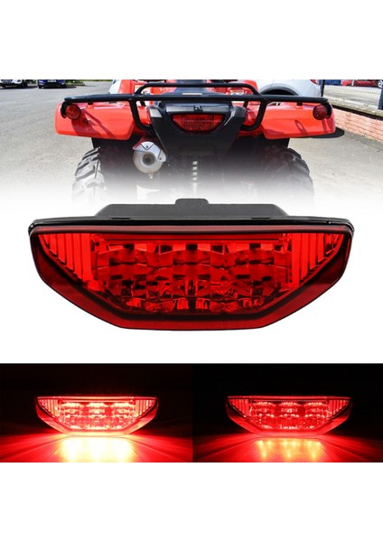 Kırmızı Atv Kuyruk Işık Arka Lambası Honda TRX420 TRX500 Rancher Foreman Trx 400EX Rubıcon TRX250 2006-2015 (Yurt Dışından)
