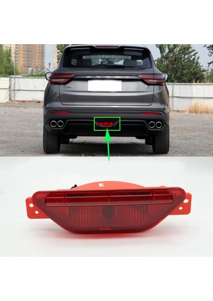 Araba Arka Kuyruk Lambası Tampon Orta Alt Fren Işık Reflektörü Sis Lambası Geely Coolray SX11/PROTON X50 2018-2021 (Yurt Dışından) fiyatları