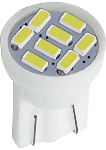 50 Adet T10 8smd Parlak Beyaz LED Iç Ampuller W5W 194 158 168 2825 6000K (Yurt Dışından)