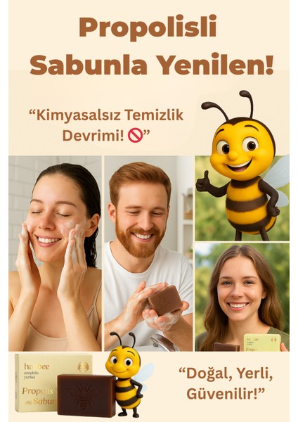 Propolisli Cilt Bakım Sabunu