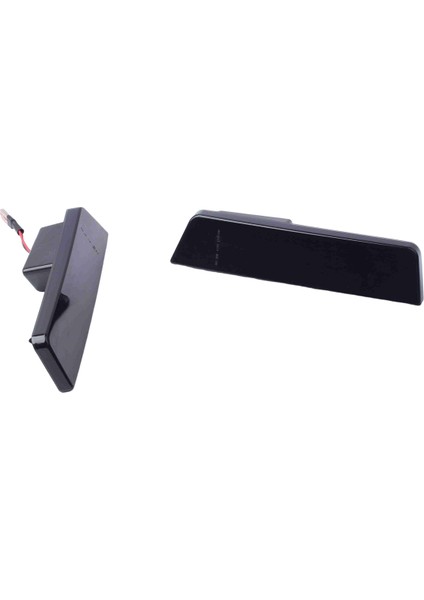 Araba Ön LED Yan Çamurluk Reflektör Işaretleyici Lambası Park Uyarı Işığı Dodge Challenger 2007-2014 Için Siyah (Yurt Dışından)
