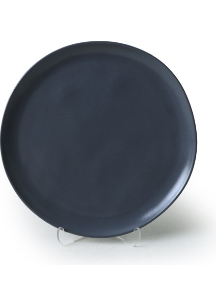 Mat Gri Sardes Pasta Tabağı 22 cm 6 Adet 959