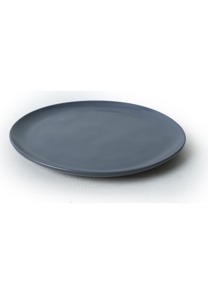 Mat Gri Sardes Pasta Tabağı 22 cm 6 Adet 959