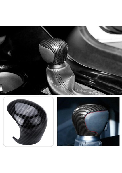 Toyota Chr Için C-Hr 16-19 Karbon Fiber Vites Topuzları Vites Kolu Vites Süslemeleri Kapak Trim (Yurt Dışından)