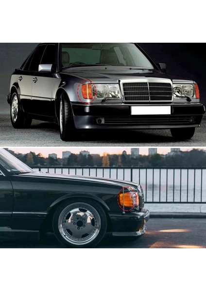 Araba Köşe Işık Ön Dönüş Sinyali Gösterge Lambası Mercedes Benz E Sınıfı Için W124 1985-1996 1248261243 1248261143 (Yurt Dışından)