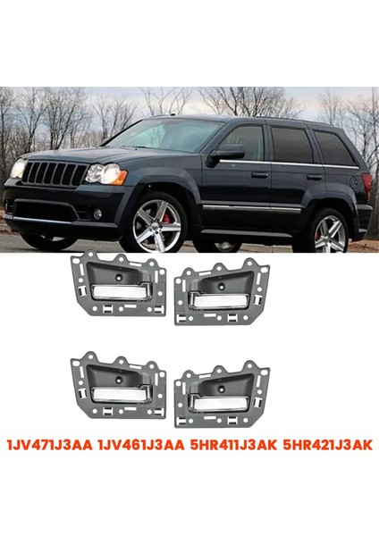 Adet/takım Iç Kapı Kolu Çekmecesi Jeep Grand Cherokee 2005-2011 1JV471J3AA 1JV461J3AA 5HR411J3AK 5HR421J3A Lhd (Yurt Dışından)