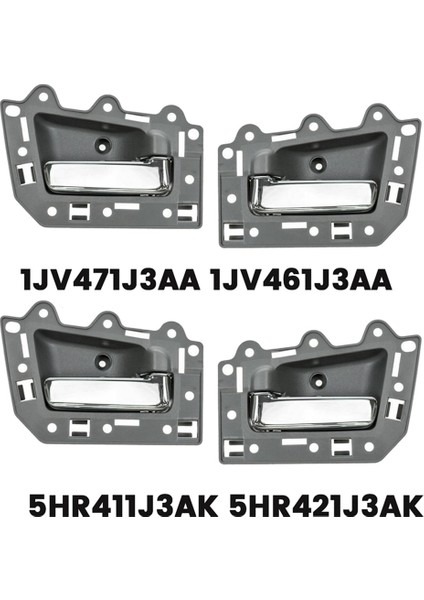 Adet/takım Iç Kapı Kolu Çekmecesi Jeep Grand Cherokee 2005-2011 1JV471J3AA 1JV461J3AA 5HR411J3AK 5HR421J3A Lhd (Yurt Dışından)