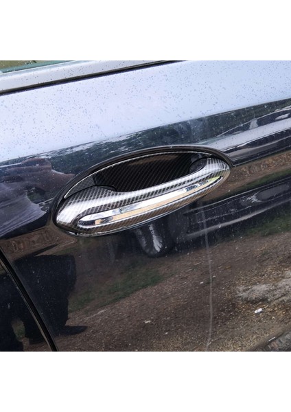 Araba Kapı Kulp Kılıfı Trim Dekoratif Sticker Toyota gr Supra A90 2018-2021 Dış Aksesuarlar, Karbon Fiber 2 Adet (Yurt Dışından)