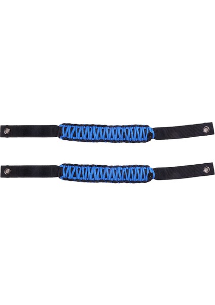 Ford Bronco 2021 2022 Aksesuarları Için Roll Tutma Kolları Paracord Tutma Kolu, 2 Paket (Mavi) (Yurt Dışından)