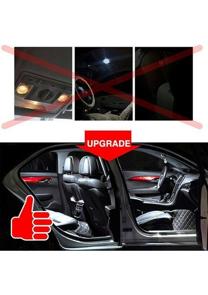 16 Adet Otomobil Parçaları Iç Aydınlatma Gövde Işıkları Ford F250 F350 1999-2017 Beyaz LED Işık Iç Kiti Ampuller (Yurt Dışından)