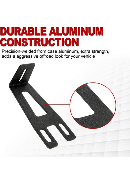 Işık Çubuğu Dağı 20 Inç LED Işık Çubuğu Tampon Gömme-Gizli Montaj Braketleri Dodge Ram 2500 ve 3500 2003-2014 (Yurt Dışından)