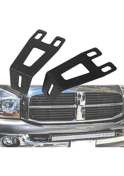 Işık Çubuğu Dağı 20 Inç LED Işık Çubuğu Tampon Gömme-Gizli Montaj Braketleri Dodge Ram 2500 ve 3500 2003-2014 (Yurt Dışından)