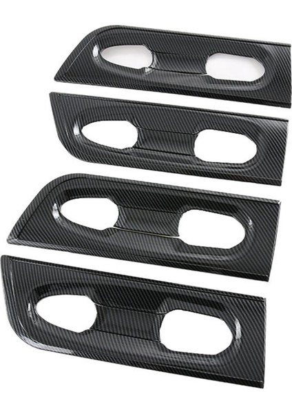 8 Adet Araba Kapı Kolu Kase Koruyucu Kapak Trim Karbon Fiber Abs Araba Styling Aksesuarları Toyota Sienna 2021-2022 Için (Yurt Dışından)
