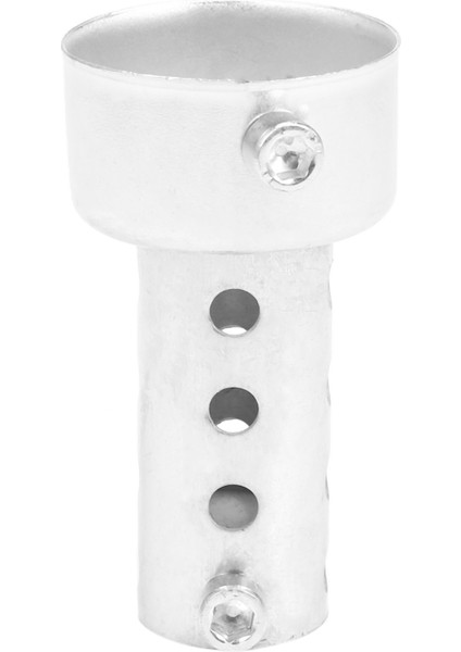 Gümüş Motosiklet Egzoz Kutusu Susturucu Ekleme Bölme Db Killer Susturucu 42MM x 80MM (Yurt Dışından)