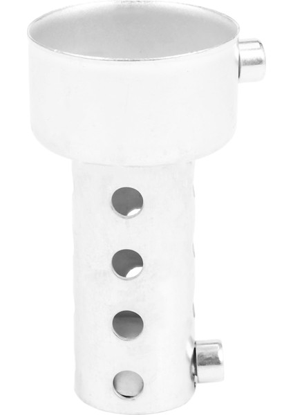 Gümüş Motosiklet Egzoz Kutusu Susturucu Ekleme Bölme Db Killer Susturucu 42MM x 80MM (Yurt Dışından)
