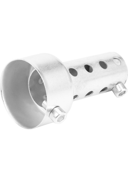 Gümüş Motosiklet Egzoz Kutusu Susturucu Ekleme Bölme Db Killer Susturucu 42MM x 80MM (Yurt Dışından)
