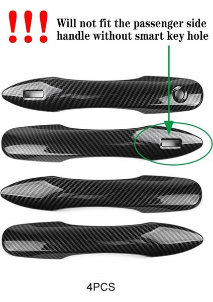 Toyota Camry 2024 2025 Aksesuarları Için Araba Dış Kapı Kolu Kapağı Döşemesi, Karbon Fiber (Yurt Dışından)