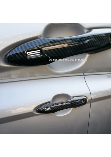 Toyota Camry 2024 2025 Aksesuarları Için Araba Dış Kapı Kolu Kapağı Döşemesi, Karbon Fiber (Yurt Dışından)