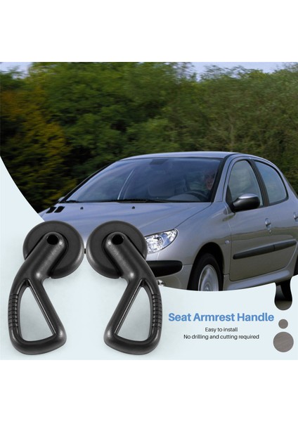 Araba Sol + Sağ Koltuk Ayar Düğmesi Kolu Koltuk Kol Dayama Kolu Peugeot 206 207 Citroen C2 9638799977 890586 (Yurt Dışından)