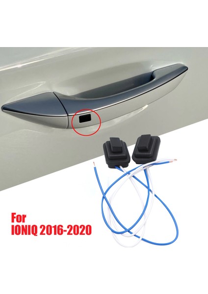 1 Çift Endüktif Dış Kol Düğme Anahtarı 82651-G2720 82661G2720 Hyundai Ionıq 2016-2020 Için Kapı Çektirme Küçük Anahtar (Yurt Dışından)