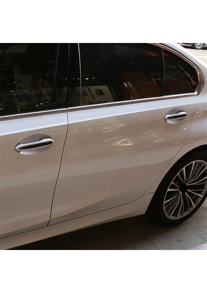 4 Adet Krom Paslanmaz Çelik Dış Kapı Kolu Kalıplama Ayar Kapağı Dış Kapılar Kulp Kılıfı Bmw 5 Serisi Için F10 F18 (Yurt Dışından)