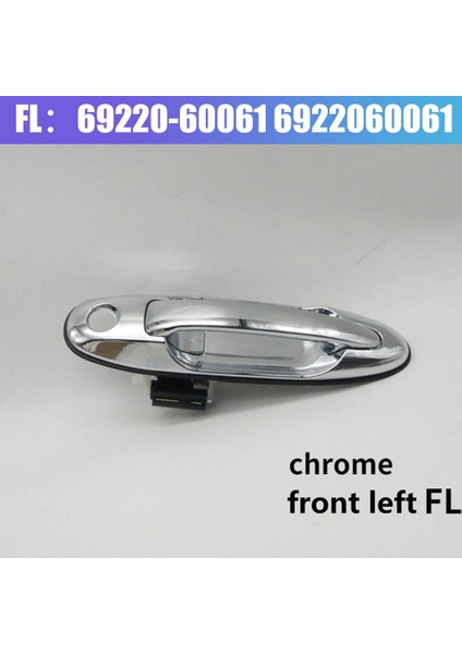 Toyota Land Cruiser Için LC100 4500 4700 1998-2007 Lexus LX470 Araba Ön Sol Dış Dış Kapı Kolu 69220-60061 (Yurt Dışından)