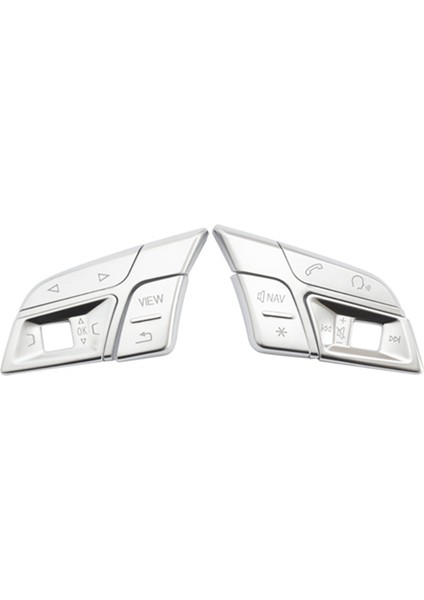 Araba Direksiyon Simidi Düğmeleri Trim Kapak Çıkartmaları-Audi Q3 Q5 A1 A3 8V A4 B9 B8 A5 A7 2018 Yüksek Sürüm (Yurt Dışından)
