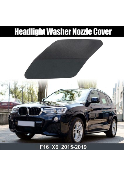 51117422903 Ön Sol Far Yı Memesi Kapağı Bmw X6 F15 F16 2015-2019 Kafa Işık Temizleme Suyu Püskürtme Plakası (Yurt Dışından)