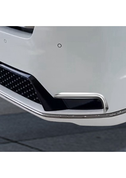 Araba Ön Sis Farı Lambası Kaş Sis Farı Trim Çerçeve Ön Tampon Ayırıcı Spoiler Honda Stepwgn Rp8 Gümüş (Yurt Dışından)