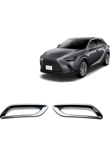 Lexus Için RX350 RX350H 2023 Arka Tampon Sis Işık Lambası Kapak Çerçeve Trim Dekoratif Araba Aksesuarları (Yurt Dışından)