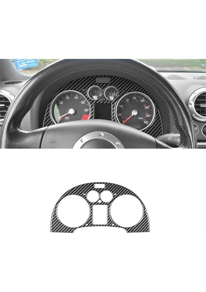 Audi Tt 8n 2001-2006 Gösterge Paneli Kapağı Gösterge Paneli Döşeme Etiketi Iç Aksesuarlar Için Karbon Fiber (Yurt Dışından)