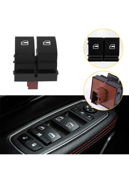 Elektrikli Cam Anahtarı Düğmesi 1Z0959858 Skoda Fabia 2 Octavia 1z Roomster Için Uygundur (Yurt Dışından)