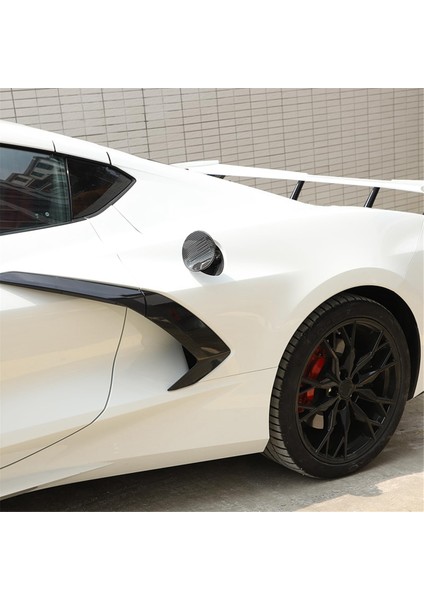 Chevrolet Corvette C8 2020-2023 Araba Yakıt Deposu Kapağı Kapağı Trim Aksesuarları Abs Karbon Fiber (Yurt Dışından)