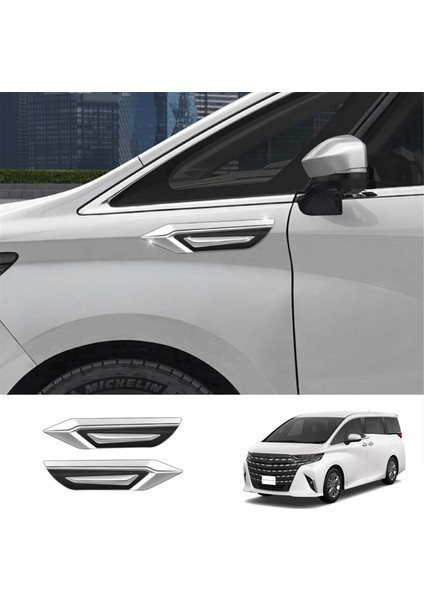 Araba Yan Çamurluk Kapağı Dış Toyota Alphard/vellfire 40 Serisi 2023+ Çamurluk Trim Aksesuarları (Yurt Dışından) fiyatları