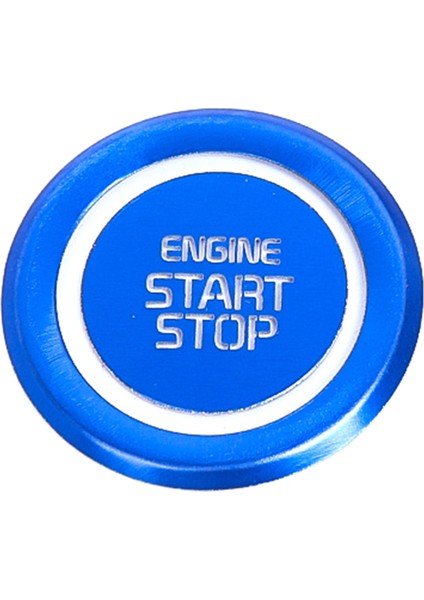 Araba Start Motor Düğmesi Kapağı Durdurma Anahtarı Kontak Anahtarı Sticker Trim Kia Carnival Ka4 2021 2022 Mavi (Yurt Dışından)
