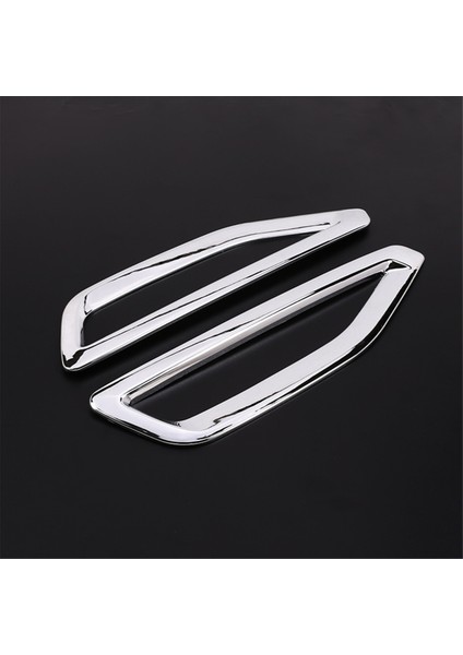Araba Yan Hava Menfezi Akışı Çamurluk Çerçeve Kapağı Trim Sticker Aksesuarları Bmw X5 G05 2019-2023 - Gümüş (Yurt Dışından)
