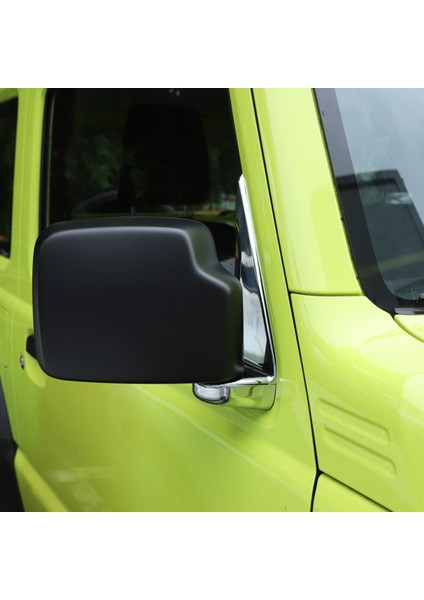 Araba Geri Vites Aynası Tabanı Dekorasyon Kapak Trim Etiket Aksesuarları Suzuki Jimny 2019 2020 2021 2022, Krom (Yurt Dışından)