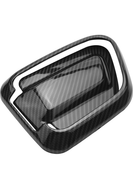 Şarj Kapağı Trim Dekor Sticker Jeep Wrangler Jl Jt 4xe 2021 2022 Aksesuarları,abs Karbon Fiber (Yurt Dışından)