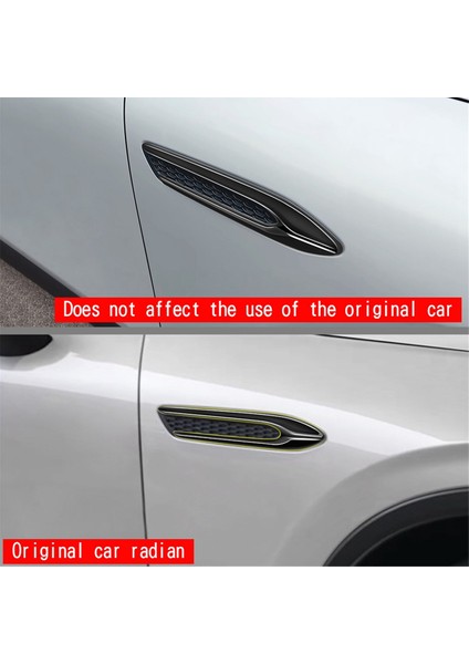 Araba Parlak Siyah Yan Kanat Amblem Kapak Trim Çıkartmalar Araba Dış Şekillendirici Yan Kanat Çamurluk Mazda Cx-60 2022+ Rhd (Yurt Dışından)
