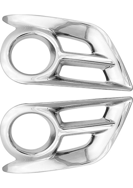 Araba Sis Abajurlar Araba Abs Krom Aksesuarları Kaplama Sis Lambası Kapağı Trim Macun Tarzı Toyota Hilux Vigo 2011-2013 (Yurt Dışından)