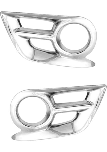 Araba Sis Abajurlar Araba Abs Krom Aksesuarları Kaplama Sis Lambası Kapağı Trim Macun Tarzı Toyota Hilux Vigo 2011-2013 (Yurt Dışından)
