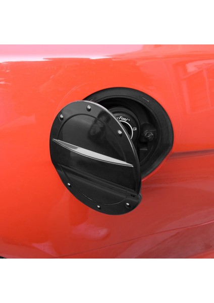 Yakıt Dolum Kapağı Benzin Deposu Kapağı Kapağı Ford Mustang 2015-2022 (Siyah) Için Dış Dekorasyon Aksesuarları (Yurt Dışından)