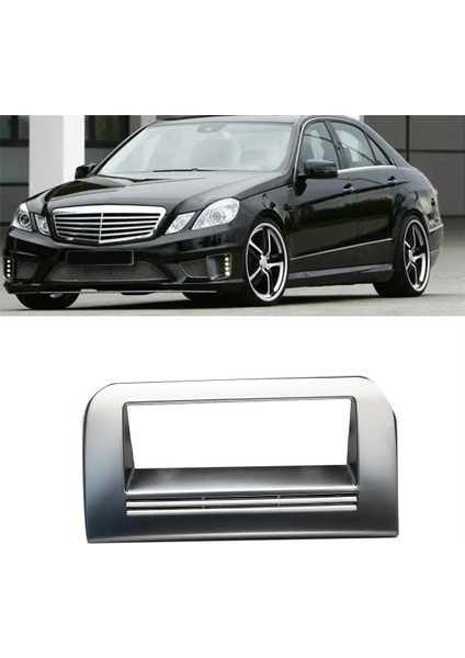 Araç Arka Işletim Ünitesi Trim Paneli A21284600277 Mercedes Benz E Için W212 2014 Arka Koltuk CD Çalar DVD Krom Kapak Çerçevesi (Yurt Dışından)