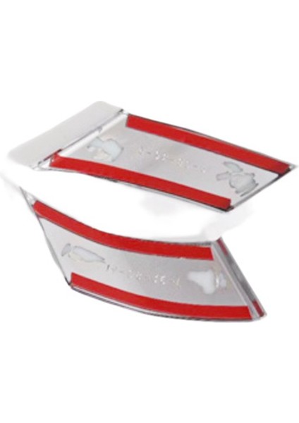 Araba Camı Parlak Şerit Dekoratif Aksesuarlar Sütun Oluşturan Sticker Kapak Trim Şeridi Toyota Rav4 2019 2020 Rav 4 (Yurt Dışından)