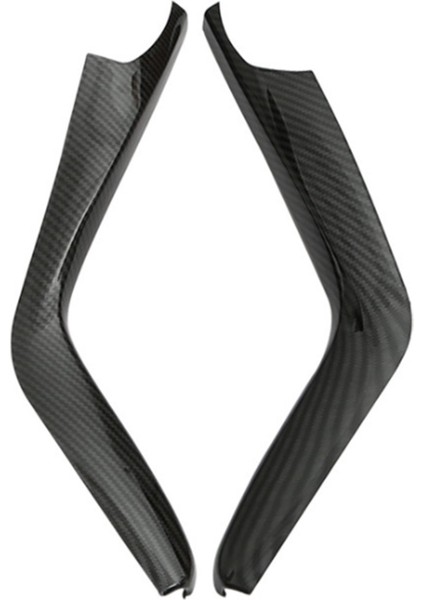 Honda Civic 10TH 2016-2019 Için 2 Adet Karbon Fiber Vites Şerit Paneli Kapak Trim (Yurt Dışından)